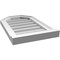 Ekena Millwork Octagonal Top Surface Mount PVC Gable Vent w/ 2"W x 2"P Brickmould Sill Frame, 14"W x 22"H GVPOT14X2203SN - alternate 4
